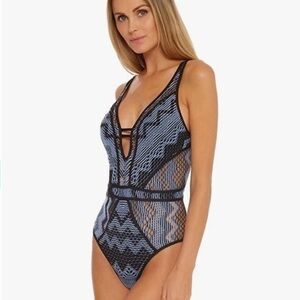 BECCA Reveal Plunge One-Piece Swimsuit